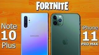 Fortnite iPhone 11 Pro Max vs Samsung Note 10 Plus - Which Phone for Gaming?