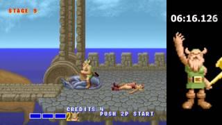 Golden Axe Arcade Speedrun in 828 With Gilius