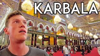 First Impressions of KARBALA IRAQ American in Iraq Travel Vlog امريكي في رحلة إلى كربلاء ، العراق