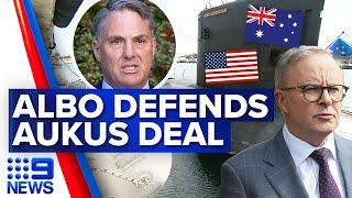 Anthony Albanese responds to former PM over AUKUS deal attack  9 News Australia