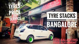 NISSAN DATSUN MODIFIED  UPSIZE TYRES FOR DATSUN GO PLUS  TYRE STACKS BANGALORE  BEST PRICING