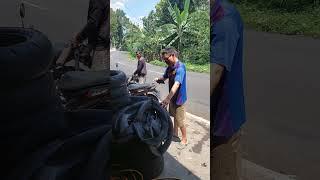 SYUTING ORANG LAGI BIKIN KONTEN DIBENGKEL TAMBAL BAN