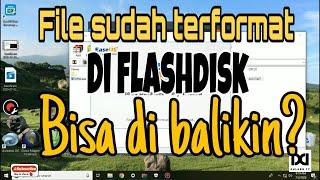 Cara mengembalikan File di flashdisk yang terformat dengan mudah