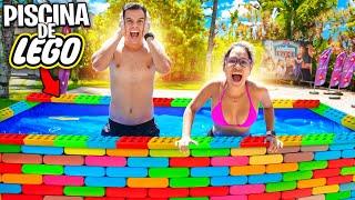 CONSTRUÍMOS UMA PISCINA DE LEGOS GIGANTES NA MANSÃO E NOS ARREPENDEMOS MUITO