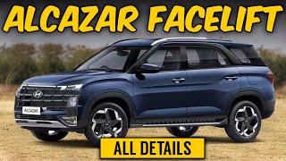 New Hyundai Alcazar 2024  Hyundai Alcazar facelift 2024 spied  All new confirmed details