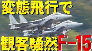 【岐阜基地航空祭】飛び方が変態すぎて話題をかっさらっていったF-15【2023】