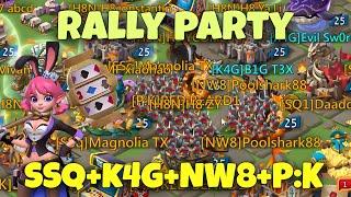 Lords Mobile - SSq+K4G+NW8+PK RALLY PARTY INCOMING. HOW MANY ZEROED?