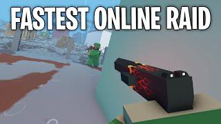 FASTEST ONLINE RAID IN 7000 HOURS  Unturned Survival