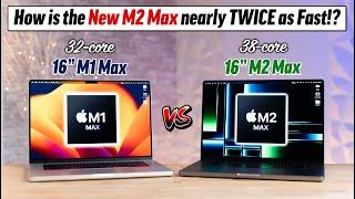 M1 Max vs M2 Max 16 MacBook Pro Apple wasnt kidding.. 