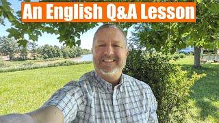 A Live English Lesson Outdoors Under a Tree 