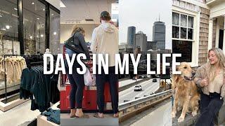 VLOG last few days in Boston shopping corepower target haul etc.