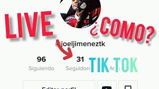 COMO HACER LIVE EN TIK TOK CON MENOS DE 1000 SEGUIDORES FACIL 2023