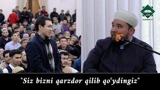 Siz bizni qarzdor qilib qoydingiz  Shayx Alijon qori