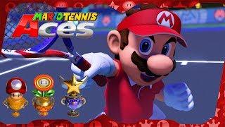 All Tournament Cups Mario gameplay  Mario Tennis Aces for Switch ᴴᴰ