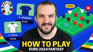 HOW TO PLAY EURO 2024 FANTASY  Euro 2024 fantasy Tips