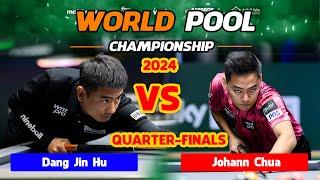 Dang Jin Hu vs Johann Chua  QUARTER-FINALS  2024 World Pool Championship #worldpoolchampionship