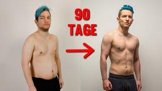 Meine Body Transformation  90 Tage Sport Challenge REZO