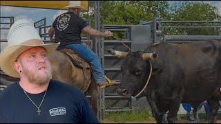 POWER LIFTER Learns To Rope A Bull - Rodeo Time 377 with Caleb Francis