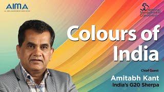 Amitabh Kant Addressing AIMAs Golden Jubilee Gala Evening