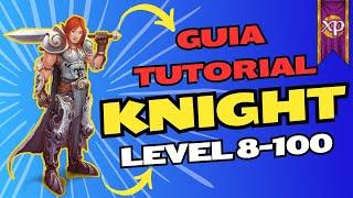 ️GUIA TUTORIAL KNIGHT LEVEL 8 AO 100 NO TIBIA️ #tibia #mmorpg