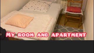 My apartment tour  My room is small but beautiful  #apartment #youtube #youtubeupdates