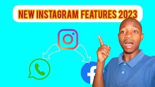 How to Connect Instagram account with Whatsapp & Facebook. New Features 2023. Very Helpful