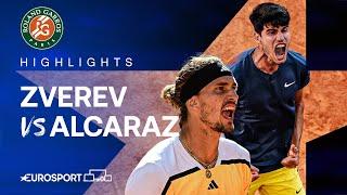 Alexander Zverev vs Carlos Alcaraz  Final  French Open 2024 Extended Highlights 