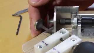 DIY engine valve resurfacing jig