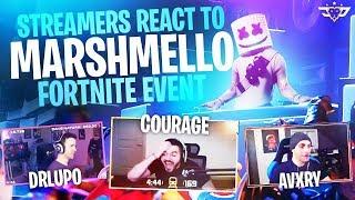 STREAMERS LIVE REACT TO THE MARSHMELLO EVENT Fortnite Battle Royale