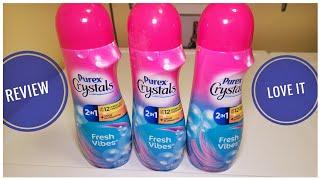 REVIEW & HOW TO USE Purex Crystals In Wash Scent Booster For Laundry Machine