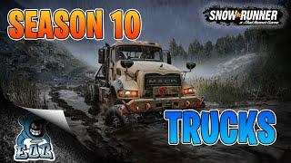 Snowrunner Season 10 Trucks&Upgrades Locations