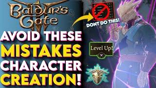 Mistakes to Avoid In Character Creator In Baldurs Gate 3 - Baldurs Gate 3 Character Creation Guide