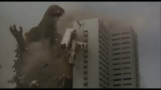 Godzilla Destroying Building