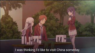 ayanokoji wants to visit China someday classroom of elite season 3 ep 3 #anime #classroomoftheelite