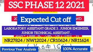 SSC Selection Post Cut off 2024  SSC Phase 12 Cut Off 2024  SSC Phase 12 Expected Cut Off 2024