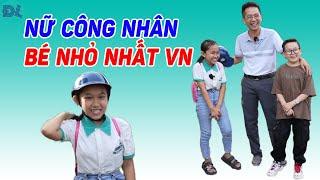 Nữ công nhân nhỏ bé nhất VN làm việc nuôi cha mẹ  - ĐỘC LẠ BÌNH DƯƠNG