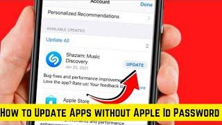 Update App without Apple ID Password 2024  How to update Apps without Apple ID Password iPhone iPad