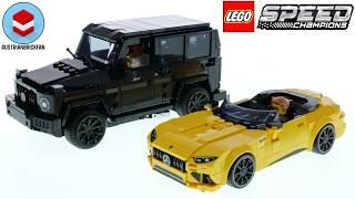 LEGO Speed Champions 76924 Mercedes AMG G 63 & Mercedes AMG SL 63 – LEGO Speed Build Review