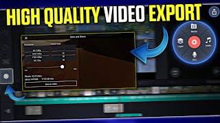 HIGH QUALITY VIDEO EXPORT SETTINGS IN KINEMASTER FOR PUBG  KINEMASTER EXPORT SETTINGS  PUBG