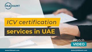 In Country Value Program ICV Certificate Dubai  ICV Certification Services in UAE - HLB HAMT