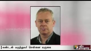 Doctor Richard Beale arrives in Chennai to treat TN CM Jayalalithaa