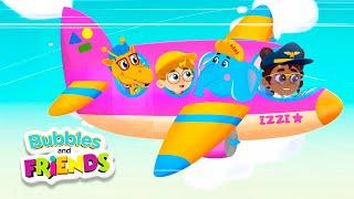 Learn Cars Trains Planes and Boats  Bubbles & Friends Full Episode & Song For Kids