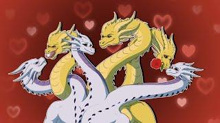 King Ghidorah & His Mate Queen Ghidoresss Sweetest Moments Godzilla Comic Dub