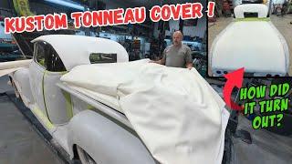 Upholstering a Custom Tonneau Cover for My 1949 GMC Roadster Pickup