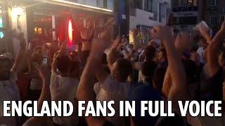 Phil Fodens on fire Three Lions fans sing their hearts out in Cologne before England v Slovenia