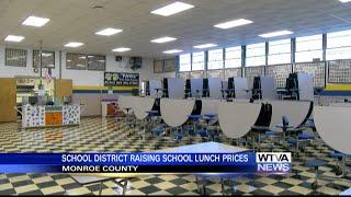 Many school districts having to increase food prices