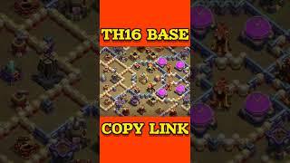 th16 war base link  best th16 base for legend league  best th16 war base with link 2024 - COC