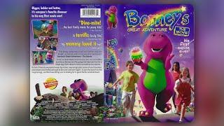Barney’s Great Adventure The Movie 1998 - 1998 VHS Release