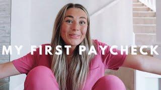 HOW MUCH I MAKE AS A NEW GRAD REGISTERED NURSE  my first paycheck + ER night shift differential