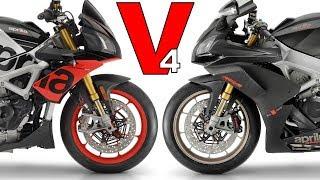 1100 Aprilia RSV4 vs Tuono